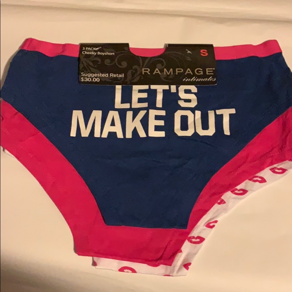 Rampage-Cheeky Boy Shorts-6Pairs-Size Small